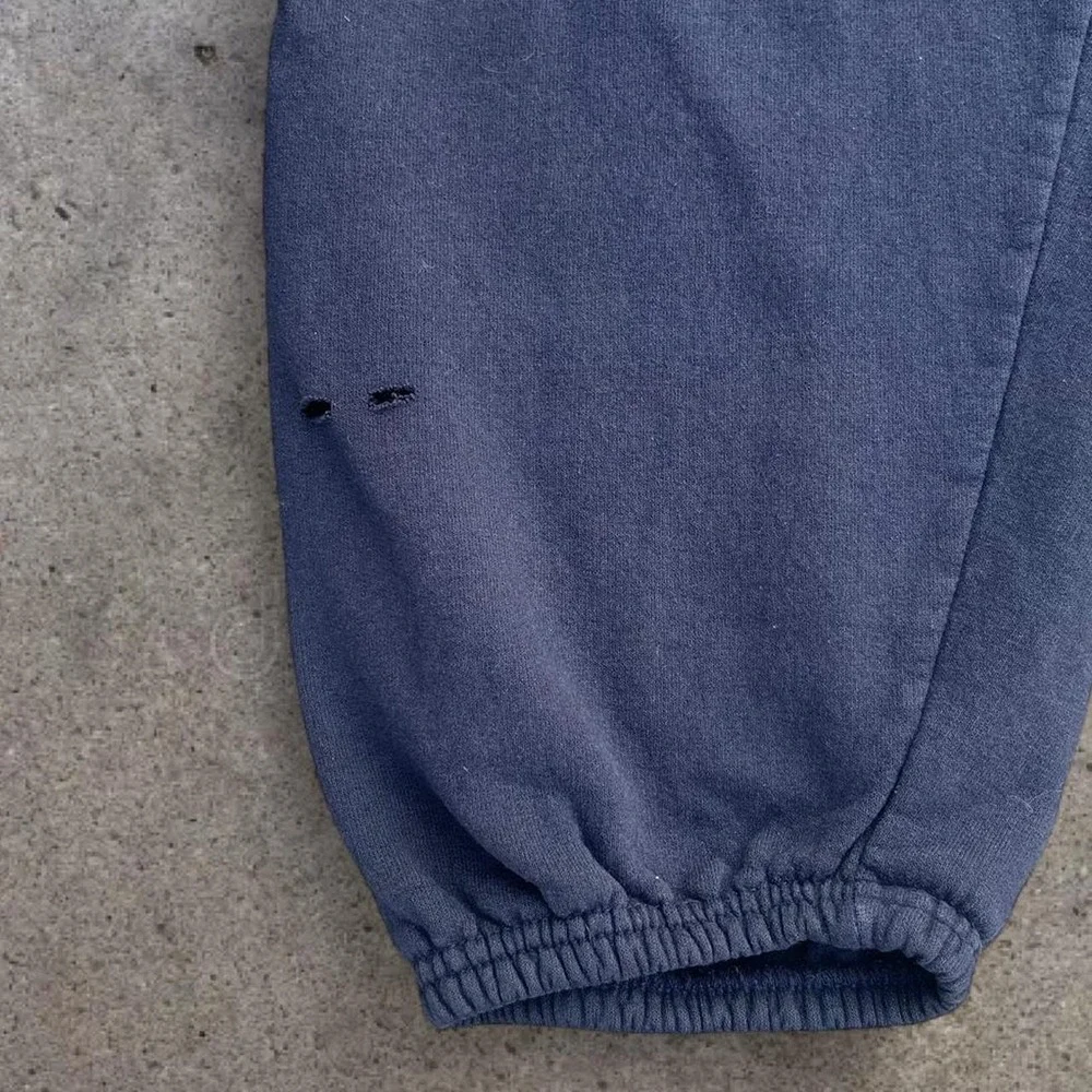 Men's Vintage Y2K 2000s Champion Navy Baggy Sweatpants Duluth Pack USA XL